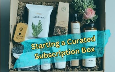 Curated box subscription