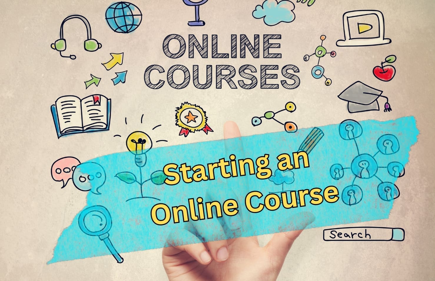 How to start an online course