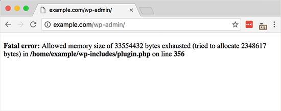 fix the php memory limit error