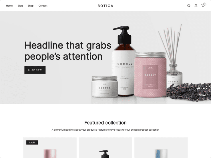 Botiga WordPress Theme