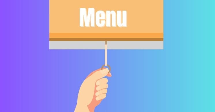 How to create a dynamic slide down push menu